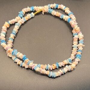 Pastel MOP Shell Chip Necklace